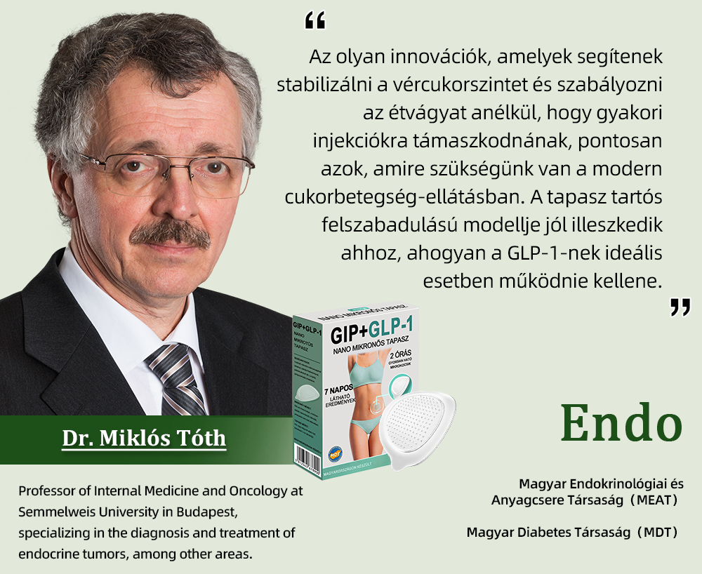 Lenreey® GIP+GLP-1 nano mikrotű tapasz👩⚕️ (Fájdalommentes, hosszan tartó, kezeli a cukorbetegséget, az elhízást és a szív- és érrendszeri betegségeket)✅