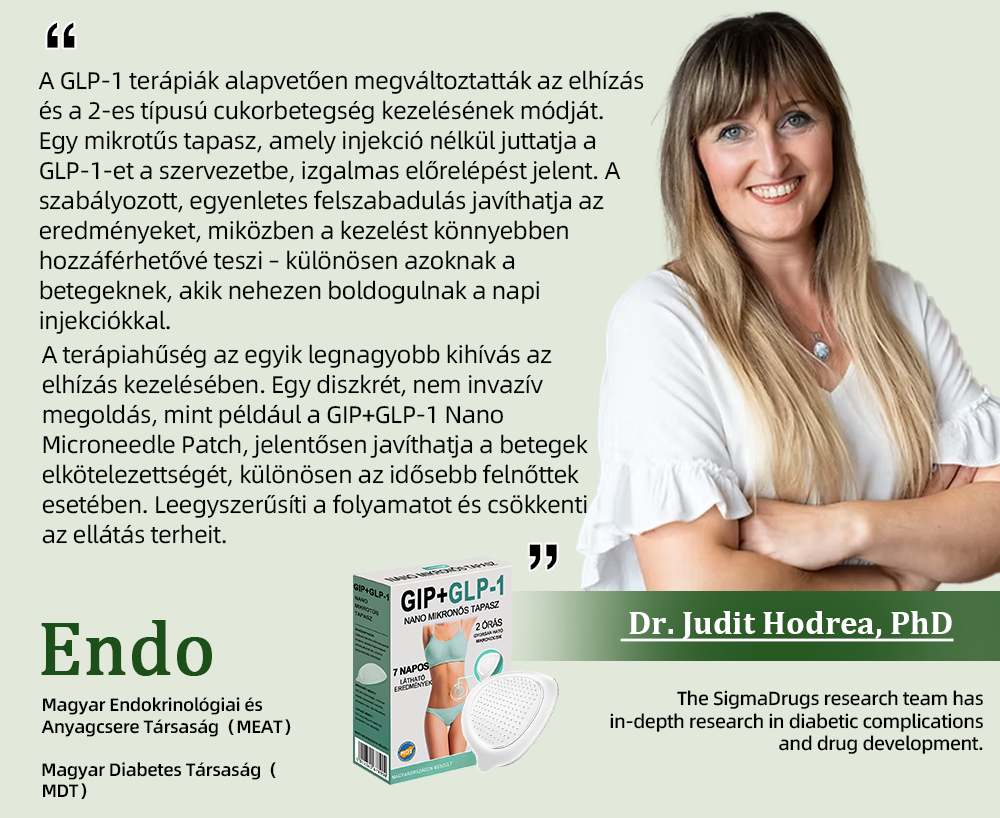 Lenreey® GIP+GLP-1 nano mikrotű tapasz👩⚕️ (Fájdalommentes, hosszan tartó, kezeli a cukorbetegséget, az elhízást és a szív- és érrendszeri betegségeket)✅