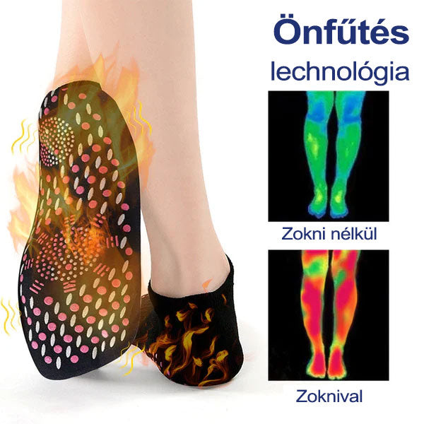 EXPECTSKY™ Tourmaline Thermal Circulation önmelegedő formázó zokni🧦（🔥Korlátozott idejű kedvezmény Utolsó 30 percre）