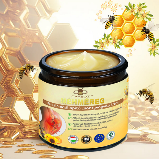 ArthroFree™ méhméreg fájdalomcsillapító és csontgyógyító krém (🐝Kifejezetten idősek számára készült, az OGYÉI ajánlja)