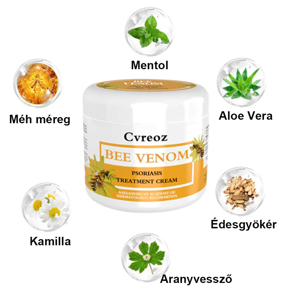 🌟Cvreoz méhméreg pikkelysömör kezelésére krém (👨‍⚕AAD AJÁNLJA)🐝🐝