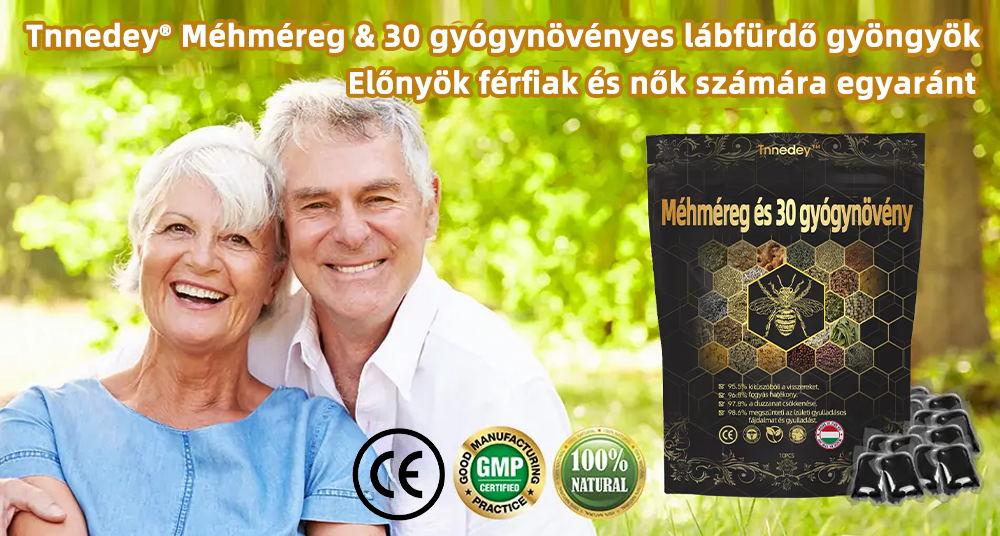 Utolsó nap 70% kedvezménnyel: Tnnedey® Méhméreg és 30 Herbal Detox lábfürdő gyöngy testszobrászathoz - Semmelweis Egyetemi Kórház ajánlásával 🧀