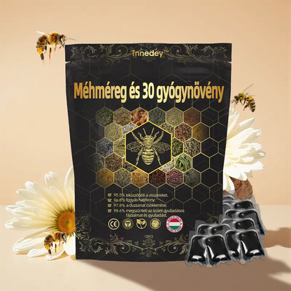 Utolsó nap 70% kedvezménnyel: Tnnedey® Méhméreg és 30 Herbal Detox lábfürdő gyöngy testszobrászathoz - Semmelweis Egyetemi Kórház ajánlásával 🧀