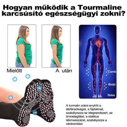 EXPECTSKY™ Tourmaline Thermal Circulation önmelegedő formázó zokni🧦（🔥Korlátozott idejű kedvezmény Utolsó 30 percre）