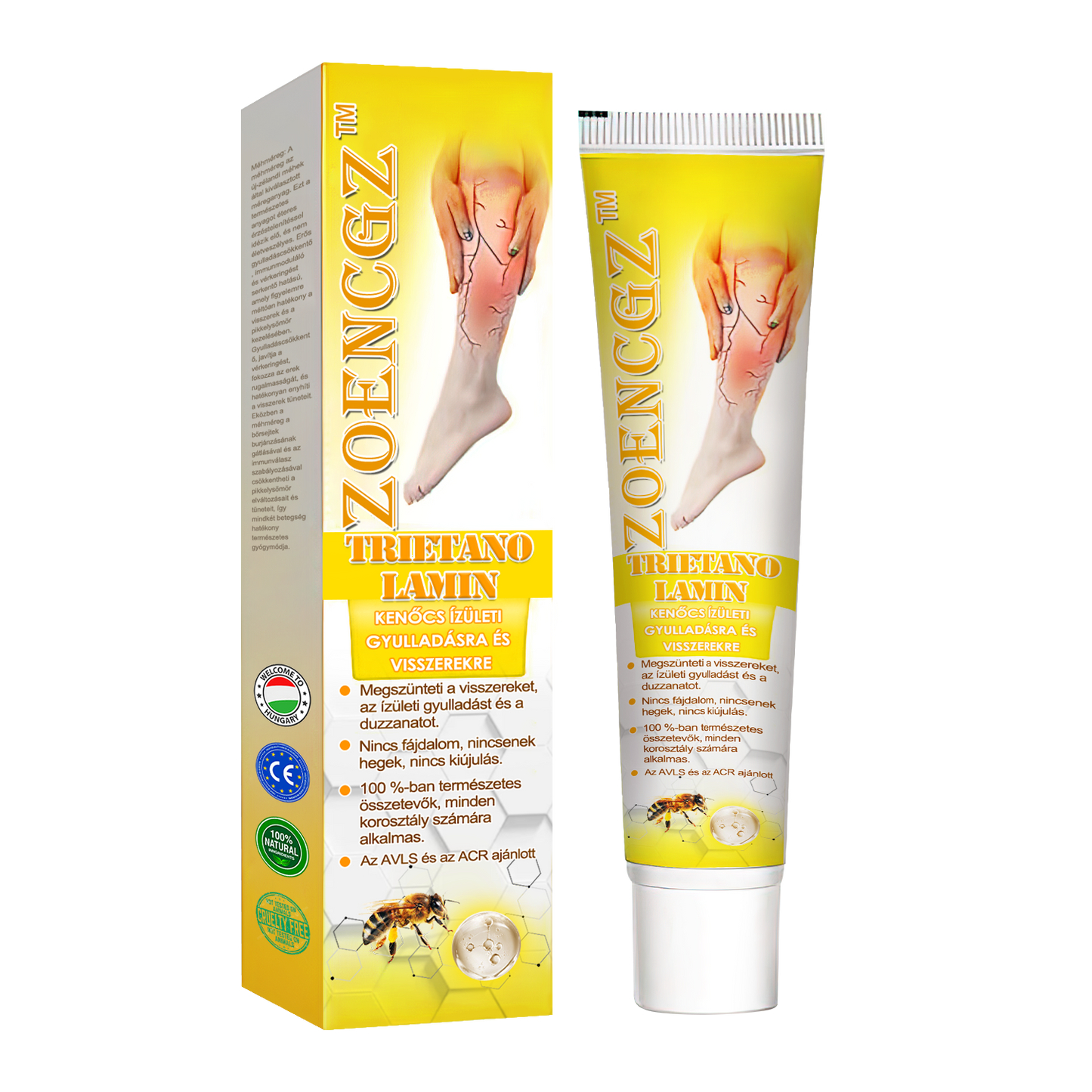 Zoencgz™👨‍⚕️✨Hivatalos márkabolt✨Méhméreg Arthritis & Varicose Vein Treatment Cream (NIPN & HSP Recommends)