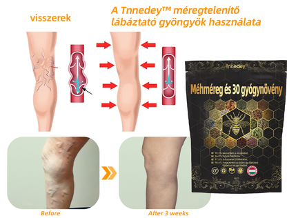 Utolsó nap 70% kedvezménnyel: Tnnedey® Méhméreg és 30 Herbal Detox lábfürdő gyöngy testszobrászathoz - Semmelweis Egyetemi Kórház ajánlásával 🧀